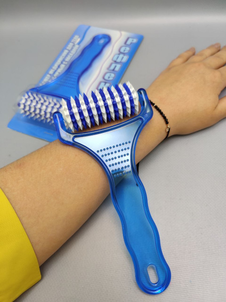 Массажер акупунктурный Рефлекс, с ручкой 180х90х32мм. Цвета Микс